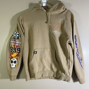 999 Juice WRLD  Graphic Death Race for Love Pullover Fleece Hoodie Men's Large